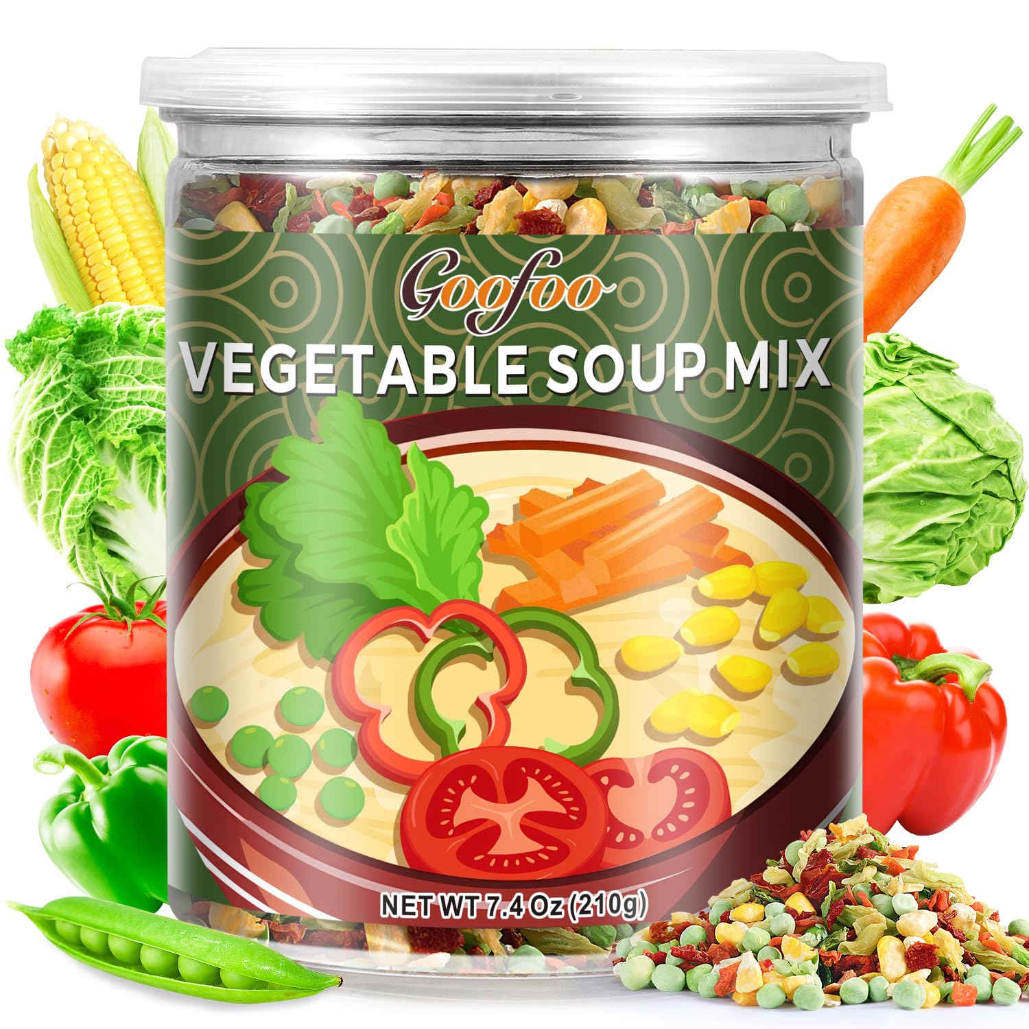 Amazon.com : Dried Ramen Toppings, Dehydrated Vegetables, 8 Kinds