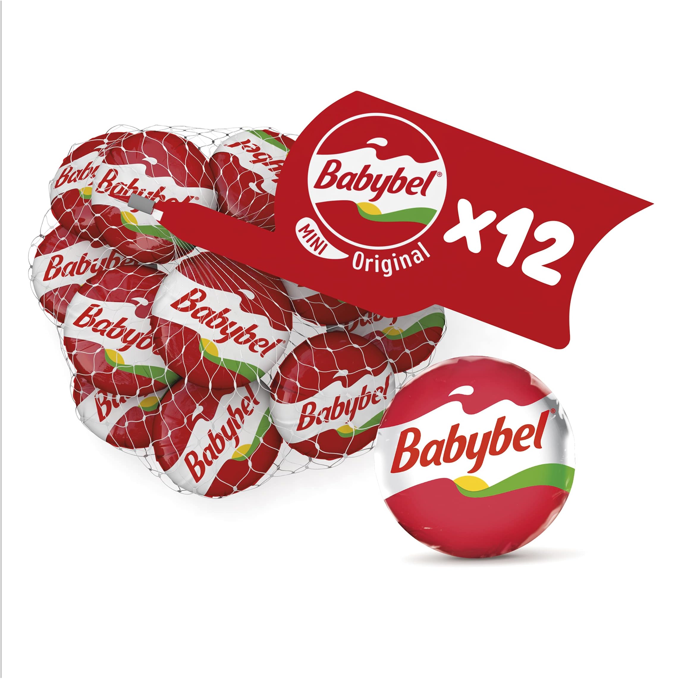 Mini Babybel Original Cheese, 12 x 20g