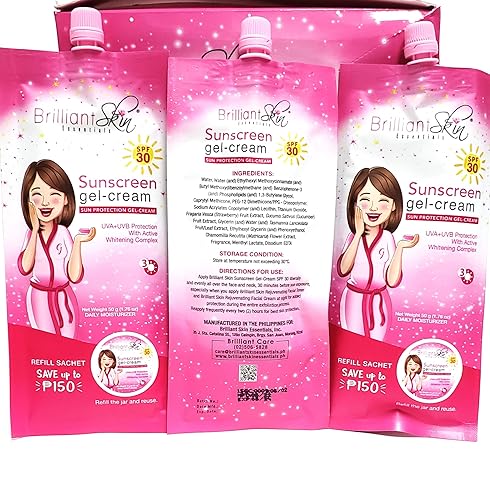 Miniatura 2 de Brilliant Skin - Gel de protección solar SPF 30, tamaño de bolsita, 1.76 oz (paquete de 3)
