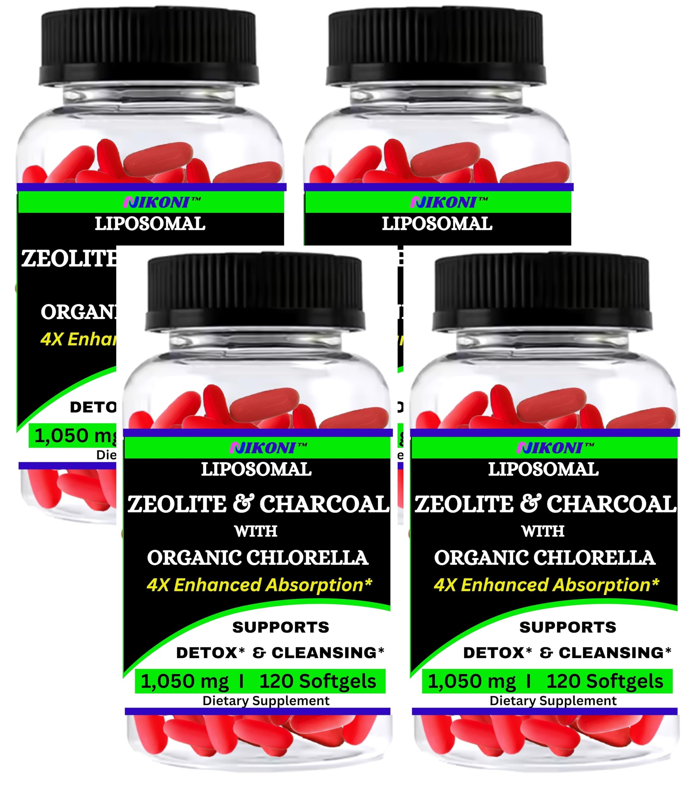 Amazon.com: Nikoni Liposomal Zeolite, Activated Charcoal & Organic
