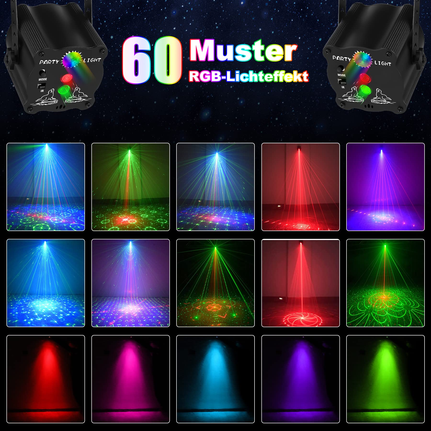 Bola de discoteca LED controlada por música, con mando a distancia, bola de discoteca con cable USB, función de temporización, luces RGB para fiestas