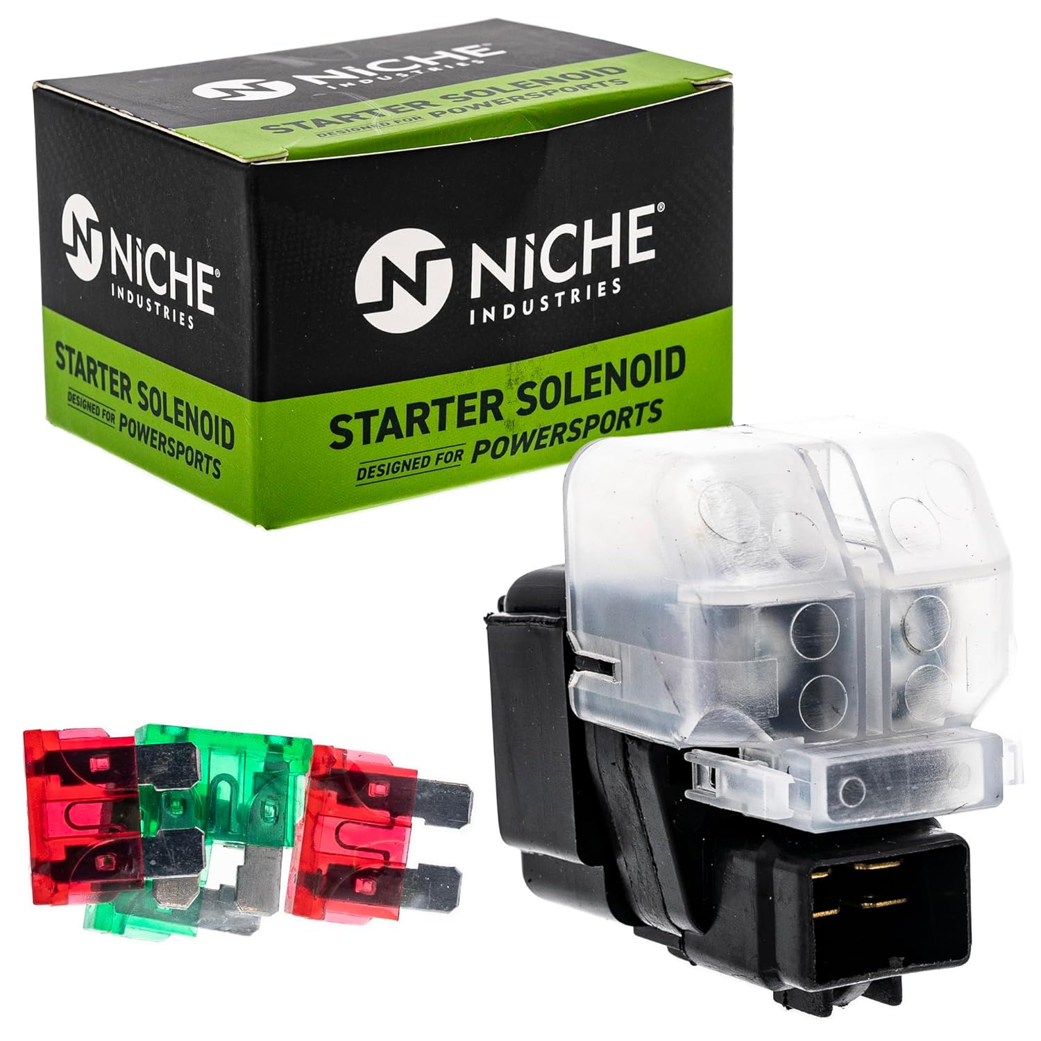 NICHE Starter Motor Solenoid Kit for 1997-2005 Suzuki Bandit 1200 31100-26D10 31800-26E00 Motorcycle