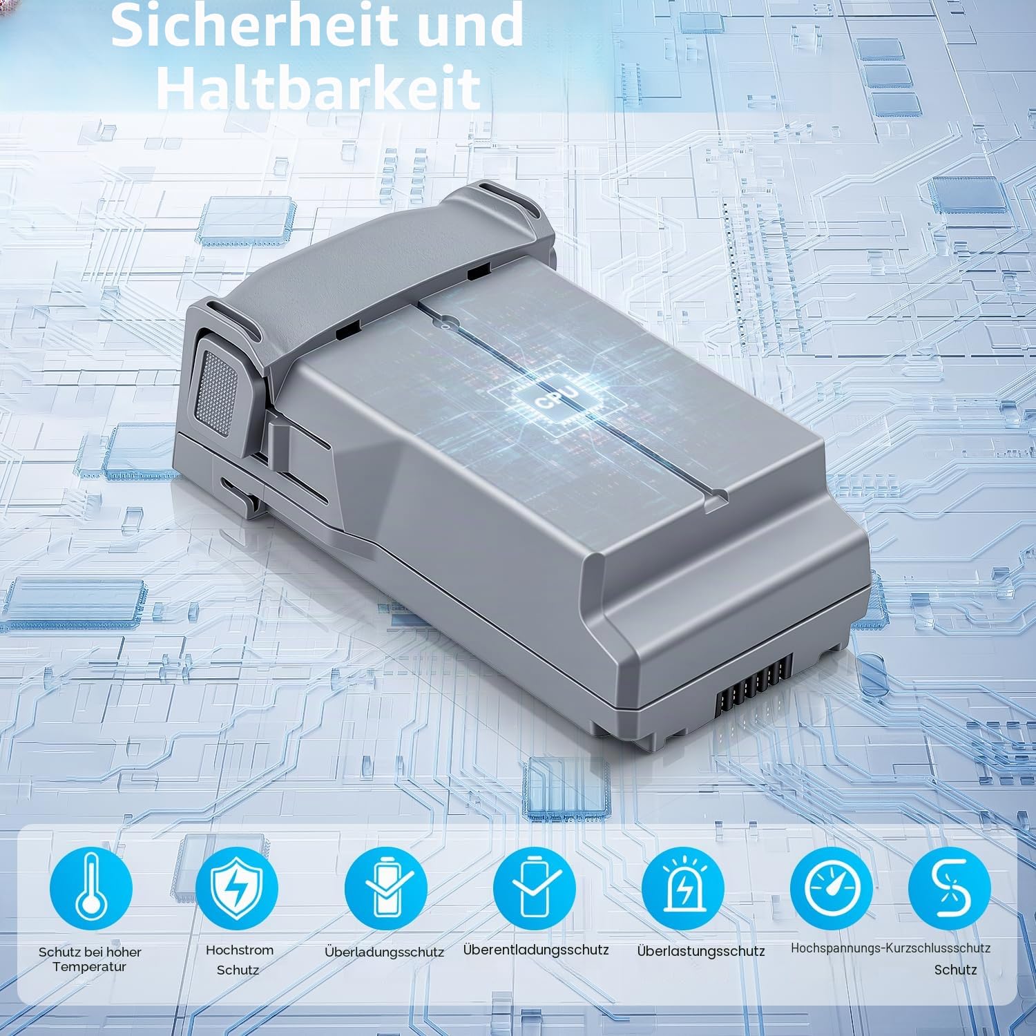 COOLSHOW Intelligent Flight Mini 5 Pro/4 Pro/Mini3 Serie Akku 2er-Pack 5000 mAh Bietet 52 Minuten maximale Flugzeit Kompatibel mit DJI Mini 5 Pro/Mini 4/3/3 Pro Plus