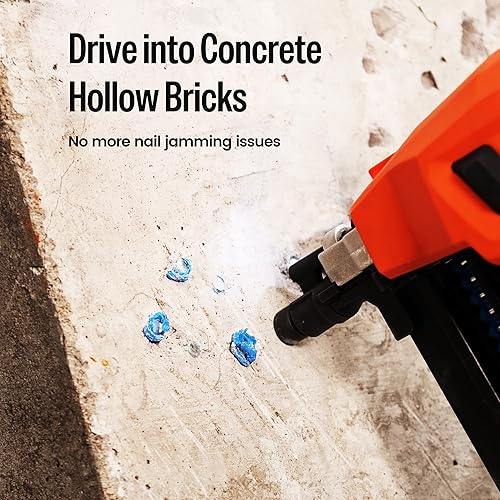 Miniatura 6 de meite MTSD-38 Calibre 12 1-12 pulgadas de longitud, diámetro del vástago de 118 pulgadas, mecánico, galvanizado, mango liso, plástico, recolectado,