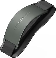 Vista 10 de Sinjimoru - Agarre para teléfono con banda de silicona – Cómodo soporte de una mano y patas para smartphones, tabletas y eReaders para iPhone