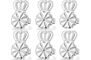 bella back earring lifters: adjustable earring backers to raise droopy earrings