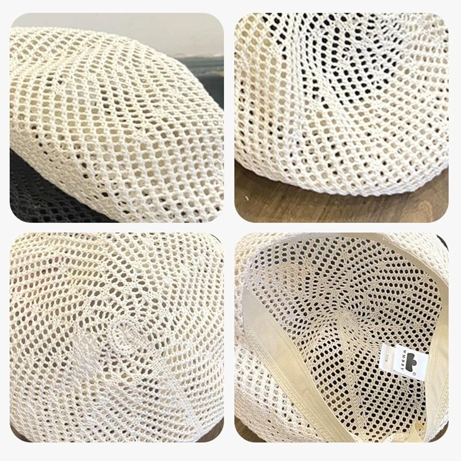 Cutout Berets Cotton Polyester Mix Soft Unisex Design Headwear for Spring Fall Comfortable Fit Elegant Women ' s Berets