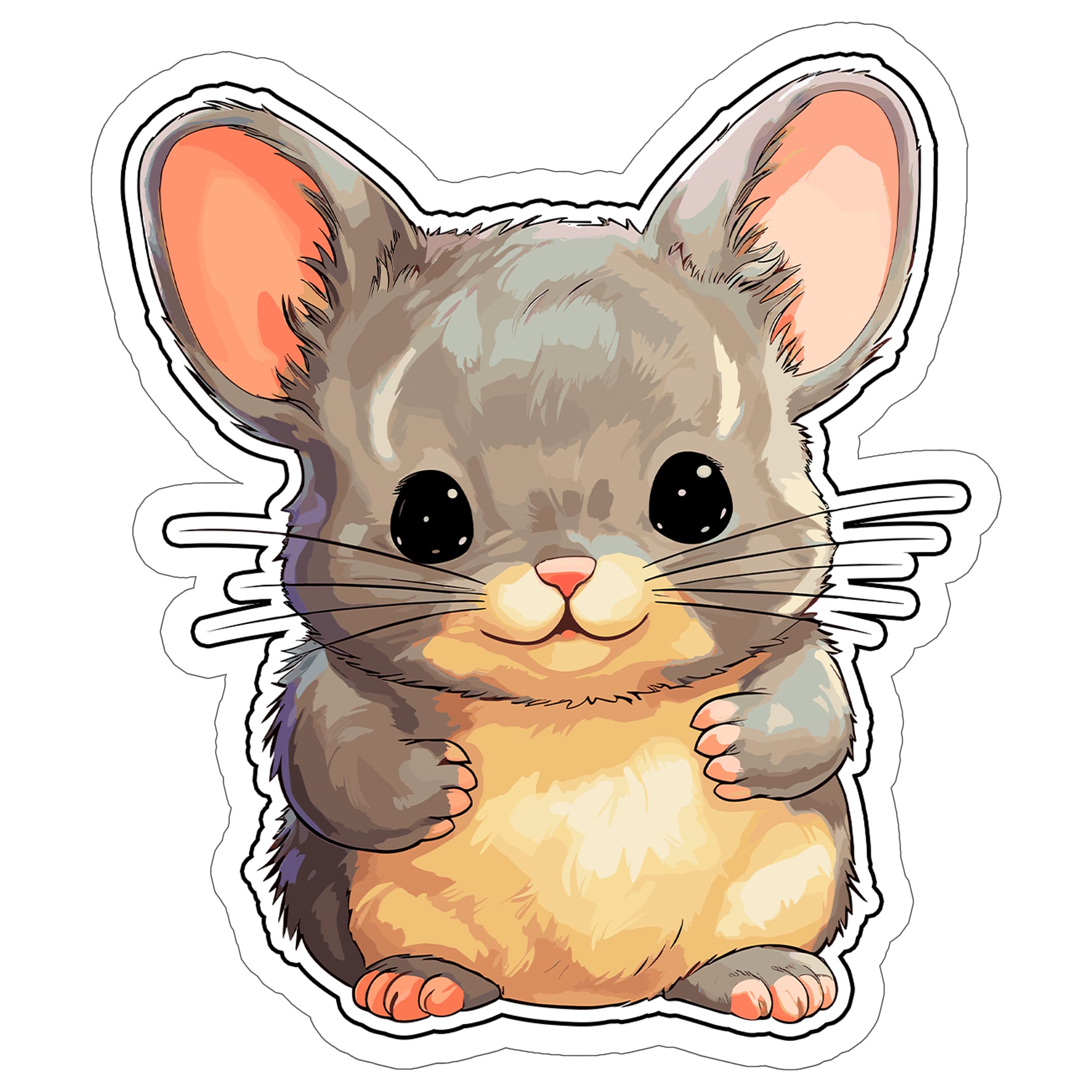 Amazon.com: Chinchilla Sticker Travel Outdoors Decal Vinyl Small ...