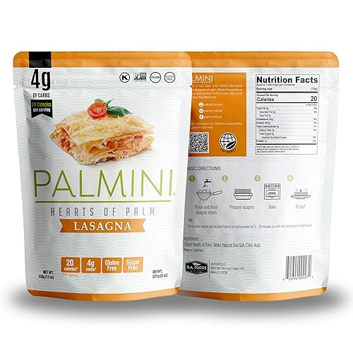 Miniatura 3 de Palmini - Lasaña baja en carbohidratos 014 oz de carbohidratos 12 onzas - Paquete de 1