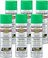 Vista 6 de Rust-Oleum 7515838 Pintura en aerosol de esmalte profesional de alto rendimiento, 14 onzas, aluminio