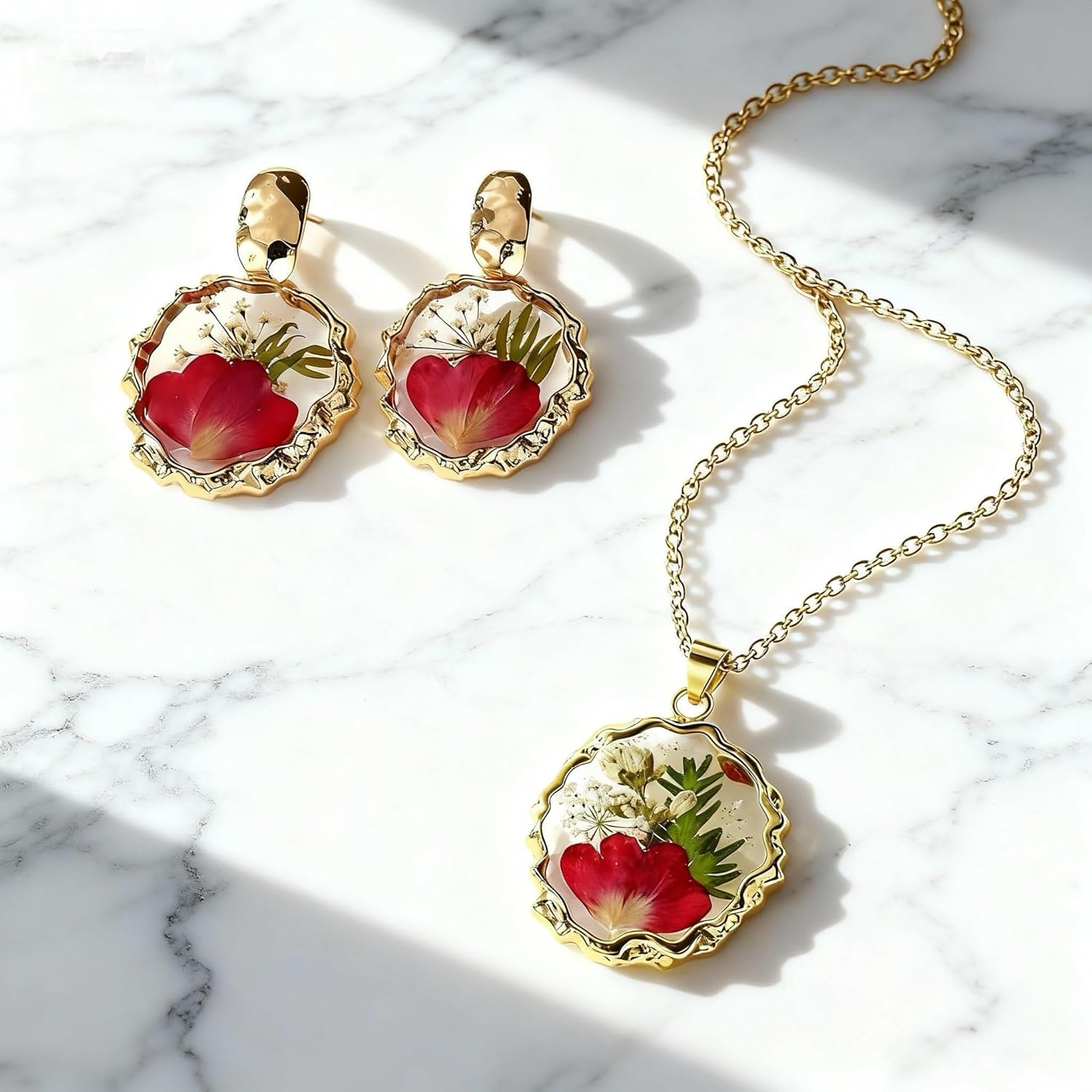 Birth Flower Necklace,1-12 Birth Month Flower Handmade Pendant Necklaces for Women Personalized Custom Floral Jewelry,Boho jewelry,Birthday Gift for Women Girls Best Friend - Image 7