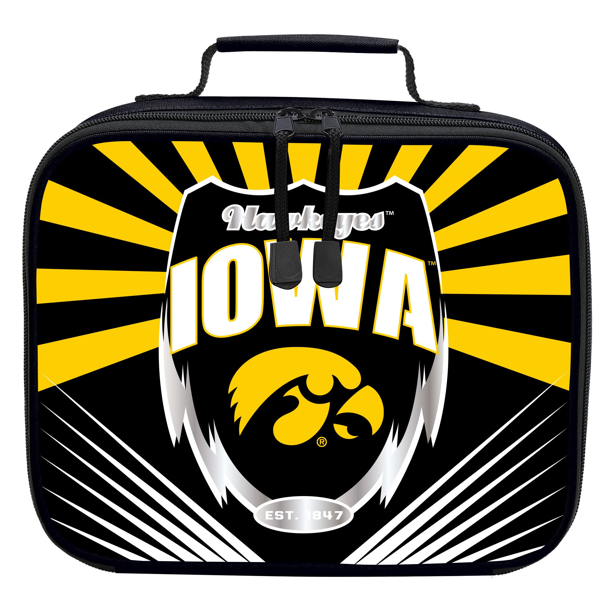 Officially Licensed NCAA"Lightning" Kids Lunch Kit Bag, Multi Color, 10" x 8.5" x 3"