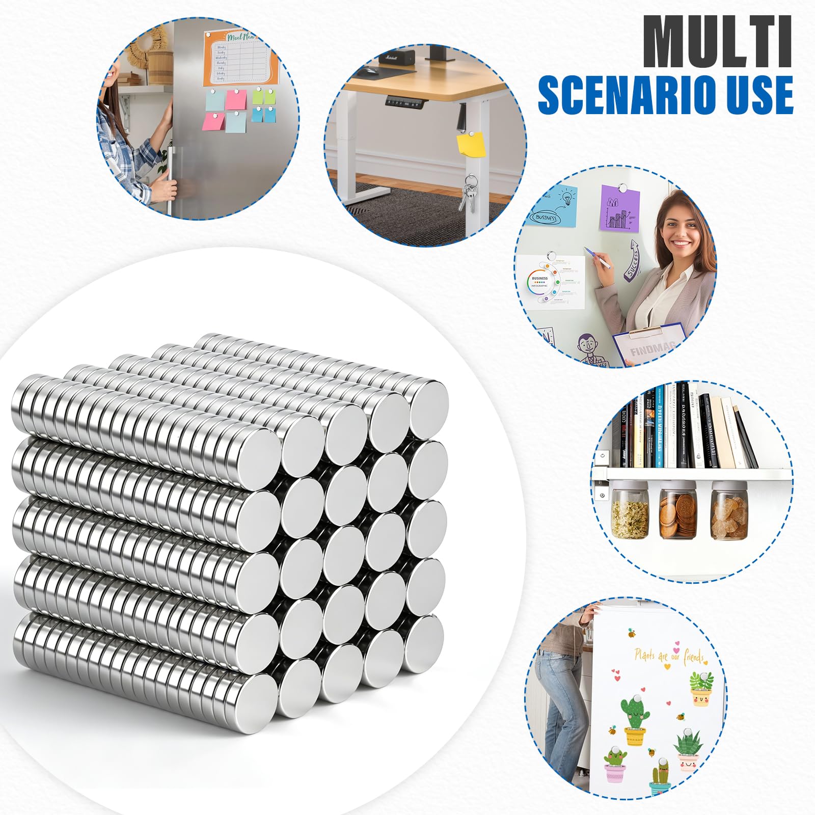DIYMAG 500 Pack Small Magnets, 8x1mm Rare Earth Thin Magnet — Amazon image 6