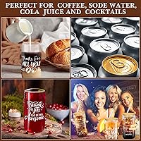 Vista 6 de Juego de 6 regalos de agradecimiento para empleados, regalo de equipo de agradecimiento a granel, compañeros de trabajo, lata de 16 onzas, vaso