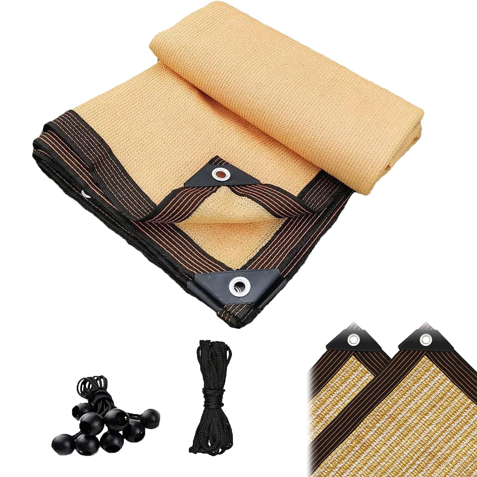 Bâche en maille pour jardin contre la chaleur sur la terrasse