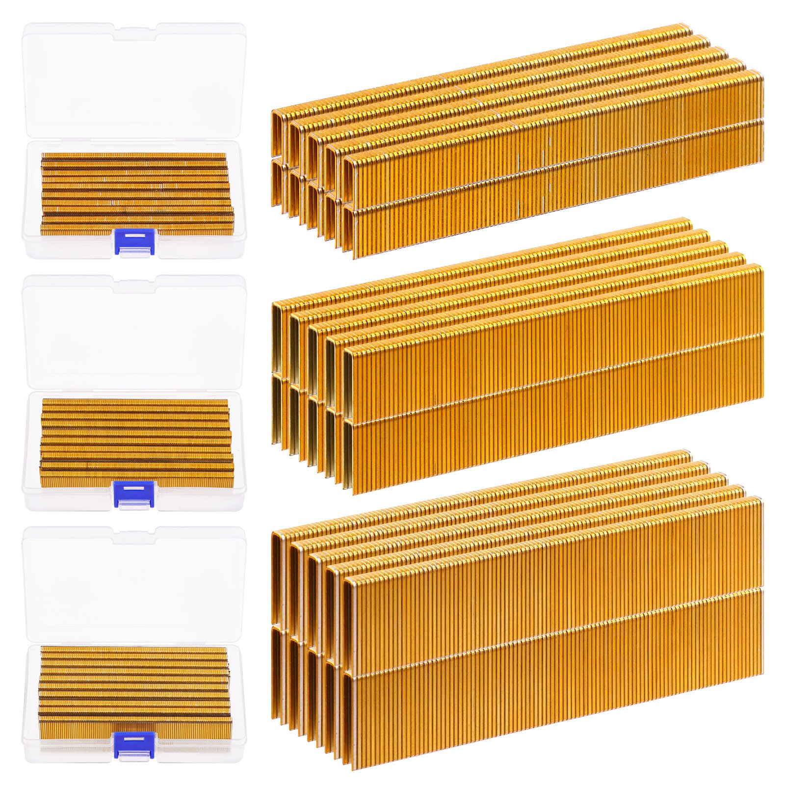 Grex 18 Gauge 1" Staples - 1/4" Wide Crown Galvanized Staples 5M Box