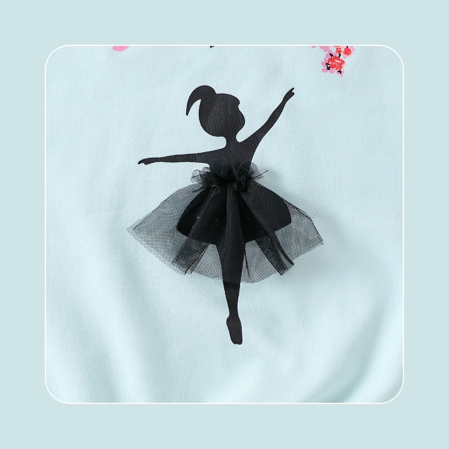 3-9 T Kids Toddler Girl Clothes Letter Print Sweatshirt Flared Pants 2Pc Outfits Set - Image 4