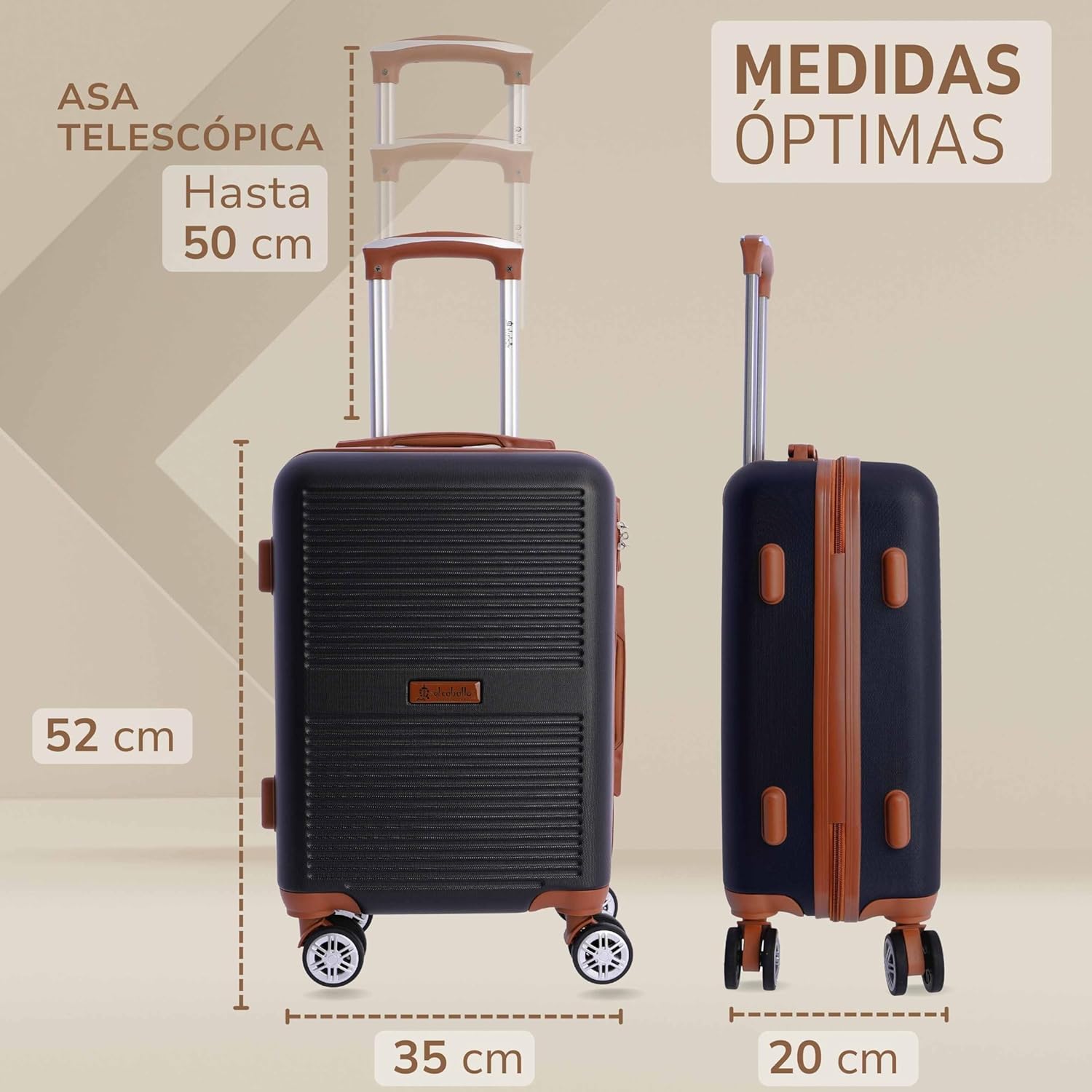 EL CABALLO Women's Cabin, Black/White