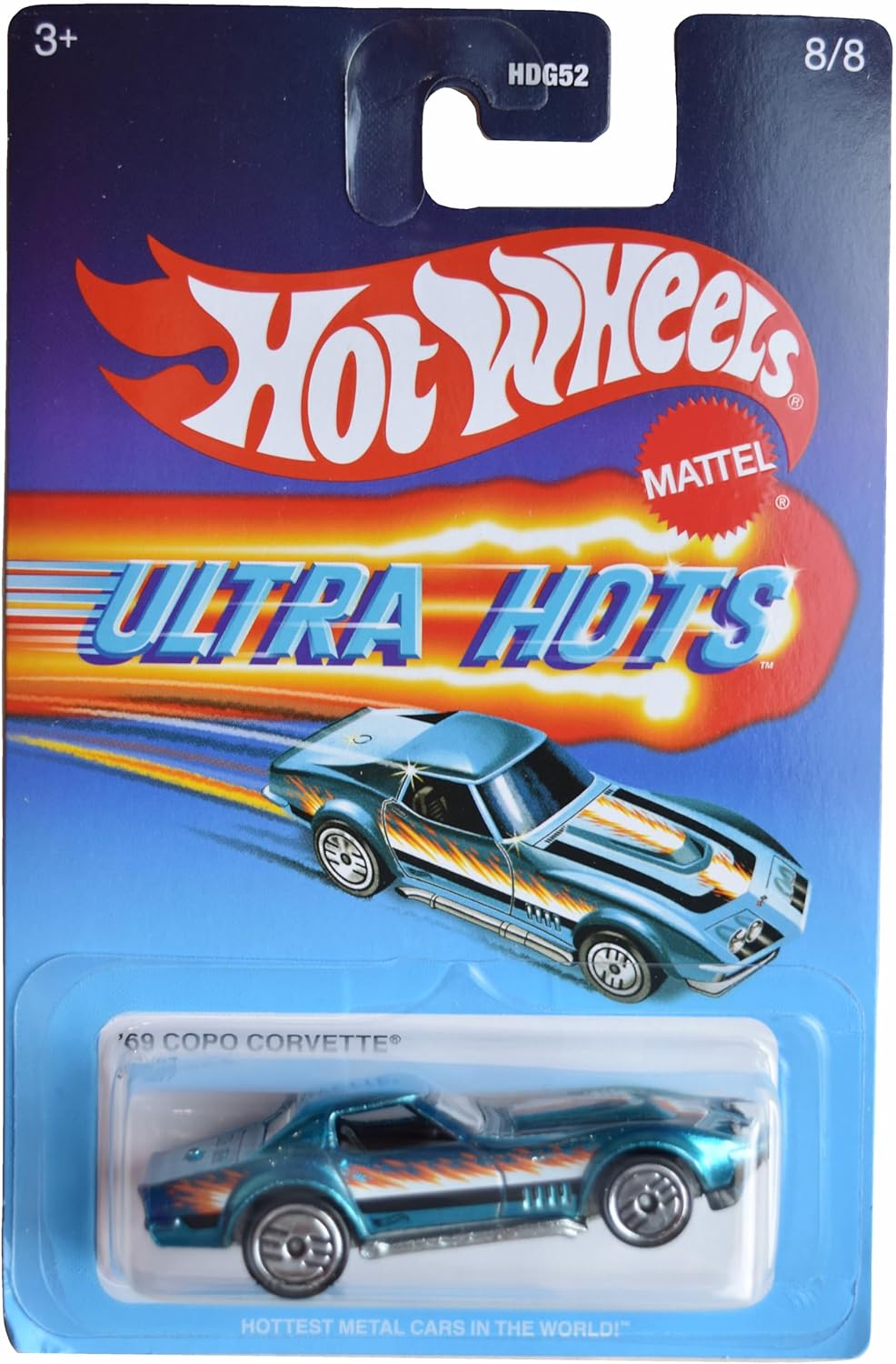 Hot Wheels '69 Copo Corvette, Ultra Hots 8/8 [Teal]