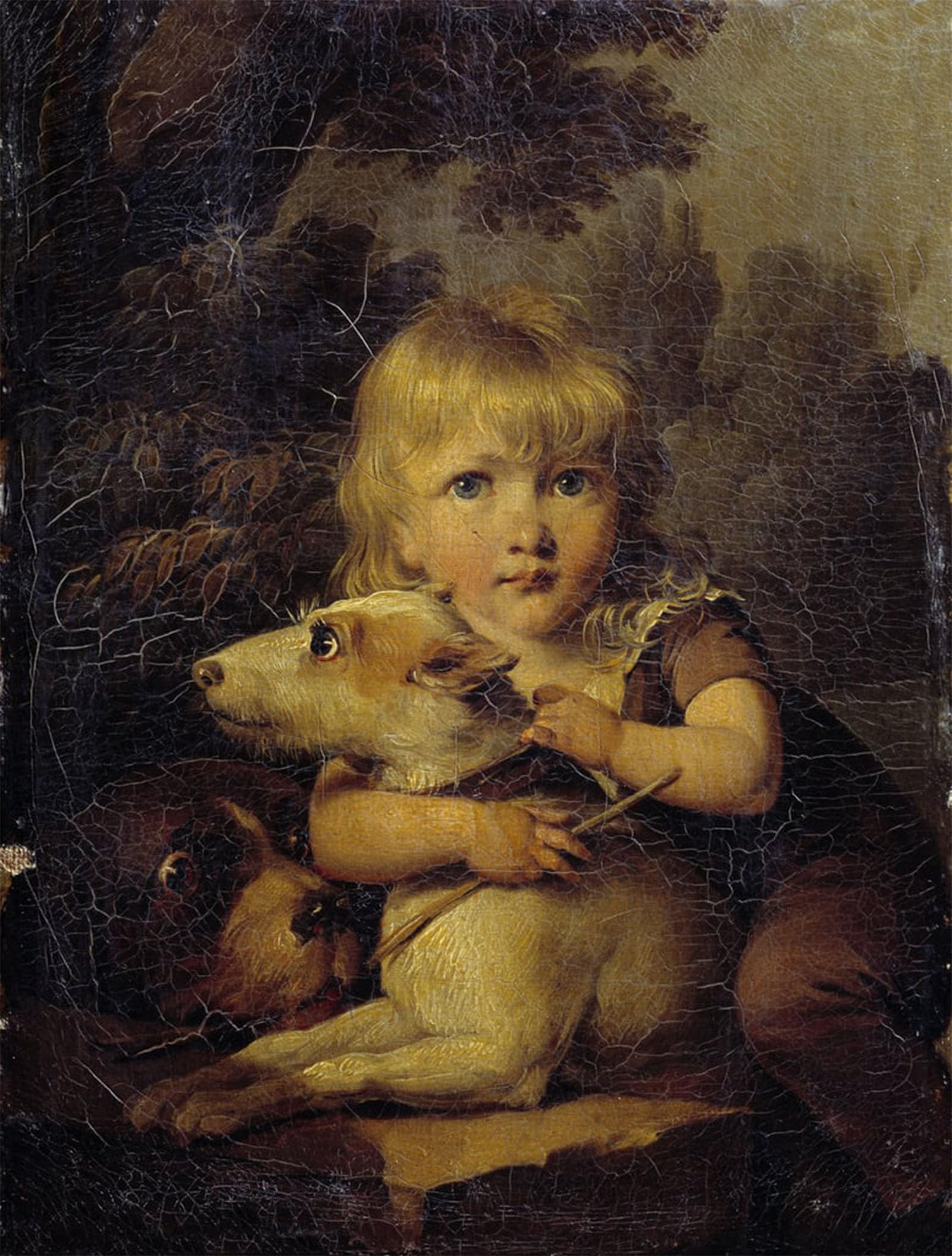 ARTXLXXBN Famous Prints Artwork Pictures Poster Painting Art Portrait of Louis Arnault Child by Louis Leopold Boilly Artwork Landscape Pictures for Home Decor 60x90cm