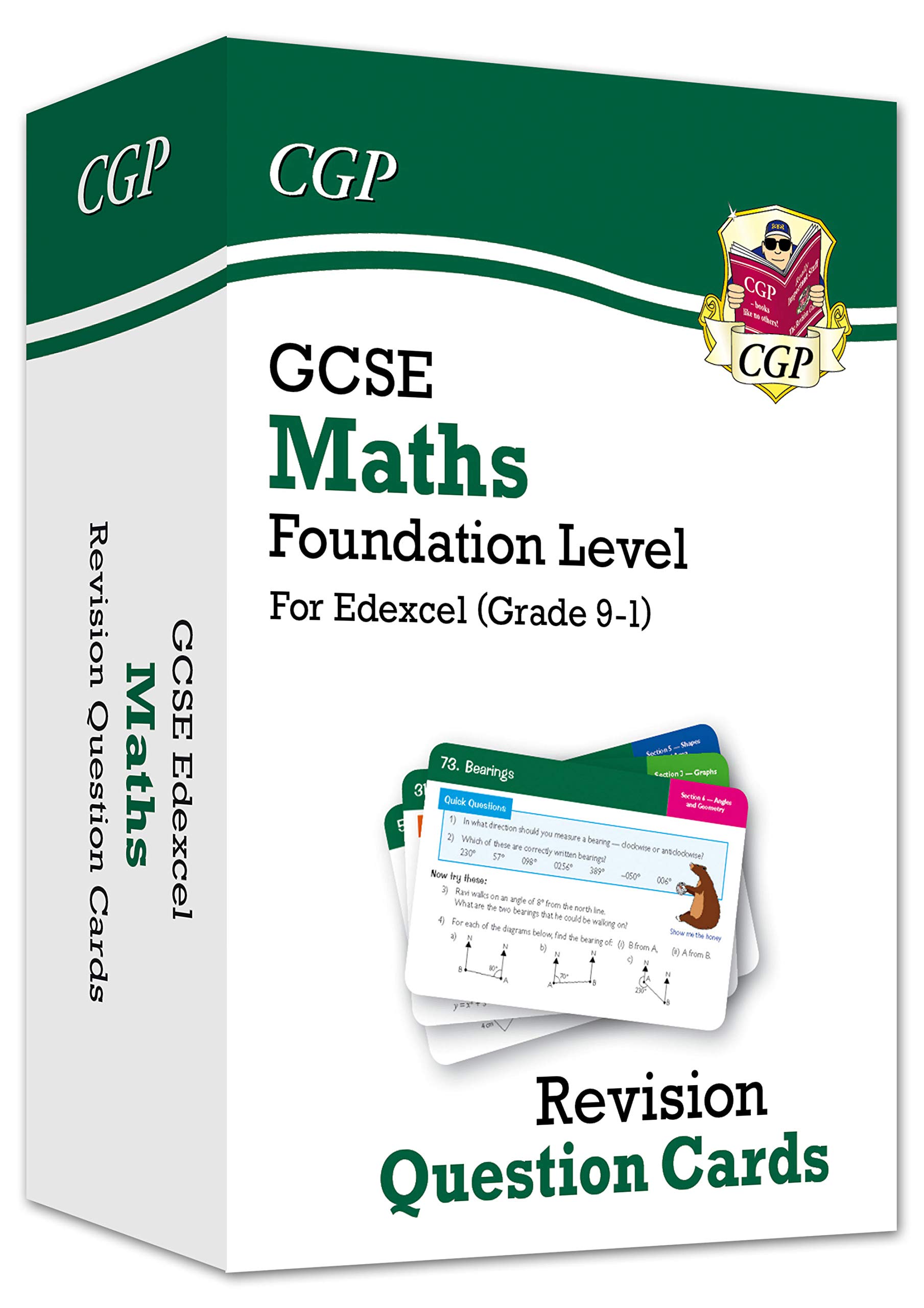 New Grade 9-1 GCSE Maths Edexcel Revision Question Cards - Foundation (CGP GCSE Maths 9-1 Revision)