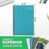 Vista 4 de El cuaderno de registro de cheques premium y registro de tarjetas de débito de The Superior Register - Registro de cuenta corriente, libro mayor