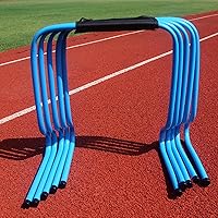 Vista 11 de YXXSDP Juego de entrenamiento de velocidad y agilidad, obstáculos de entrenamiento de obstáculos portátiles profesionales, equipo de práctica