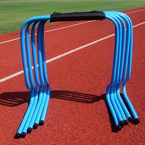 Miniatura 11 de YXXSDP Juego de entrenamiento de velocidad y agilidad, obstáculos de entrenamiento de obstáculos portátiles profesionales, equipo de práctica