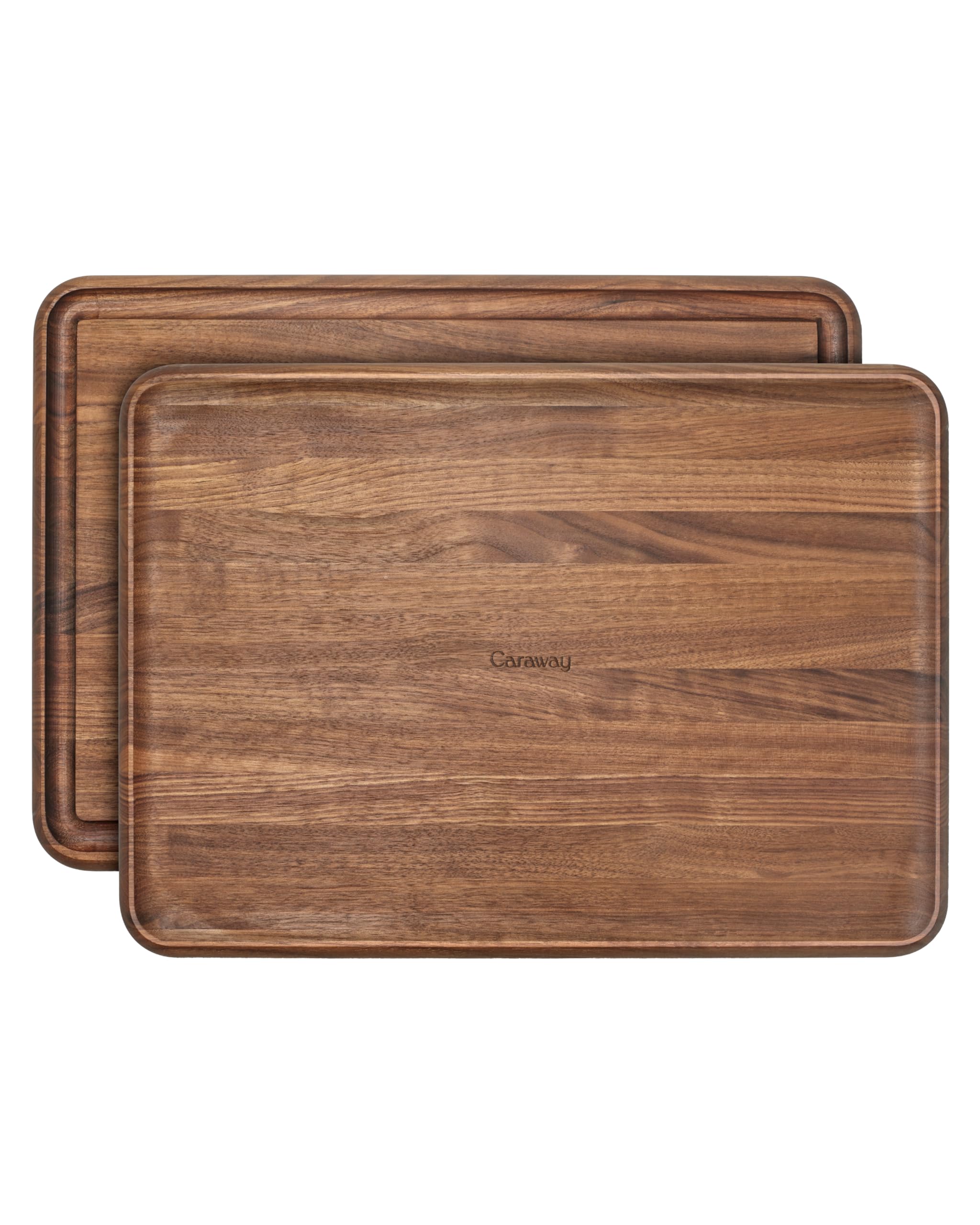 Caraway 17” Prep & Serve Butcher Block, Wood Cutting Board for Kitchen, Rectangle Dual-Sided Chopping Block for Prep, Presentation, and Serving,
