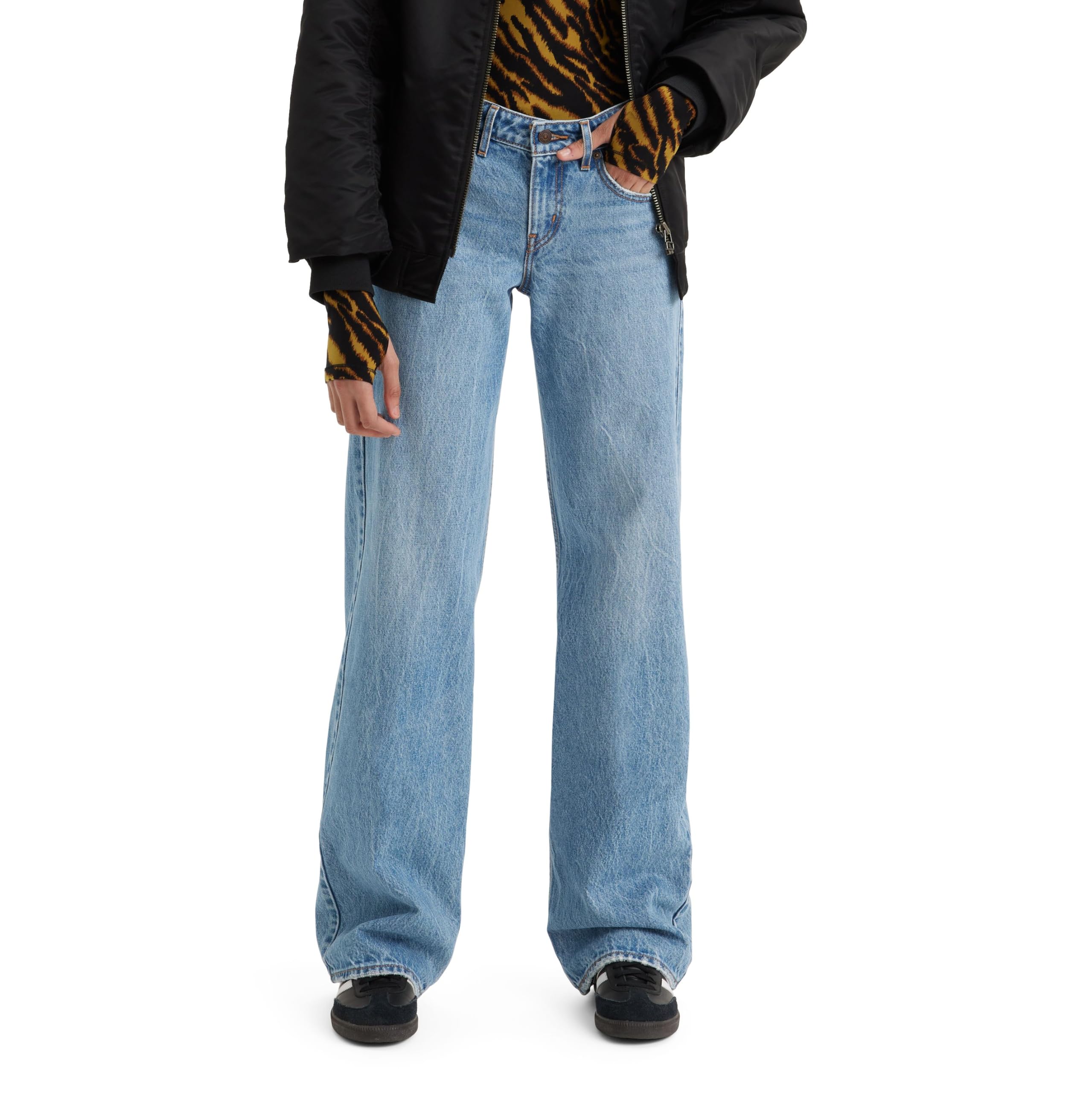 Levi's Women's Low Loose Jeans, Good Grades, 28W x 32L