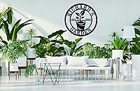 Vista 5 de Personalized Metal Garden Sign，Custom Name Outdoor Wall Decor, Family Last Name Wall Art ，Vegetable Sign, Yard Sign, Housewarming Gift for Garden