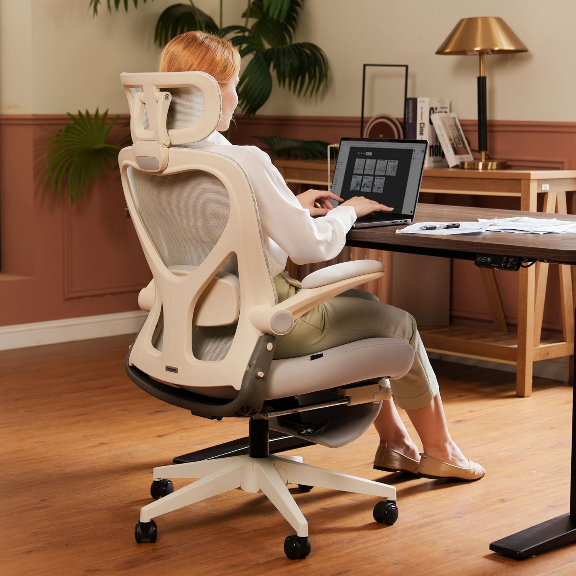 FLEXISPOT Foldex Cadeira de escritório ergonômica, cadeira