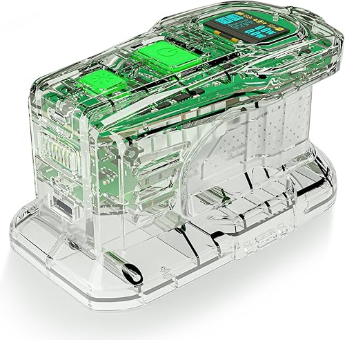 SYMIK Cargador de 100 W y fuente de alimentaciĂłn de 145 W para baterĂas Ryobi de 18 V, cargador bidireccional avanzado y fuente de alimentaciĂłn SYMIK Cargador de 100 W y fuente de alimentaciĂłn de 145 W para baterĂas Ryobi de 18 V, cargador bidireccional avanzado y fuente de alimentaciĂłn