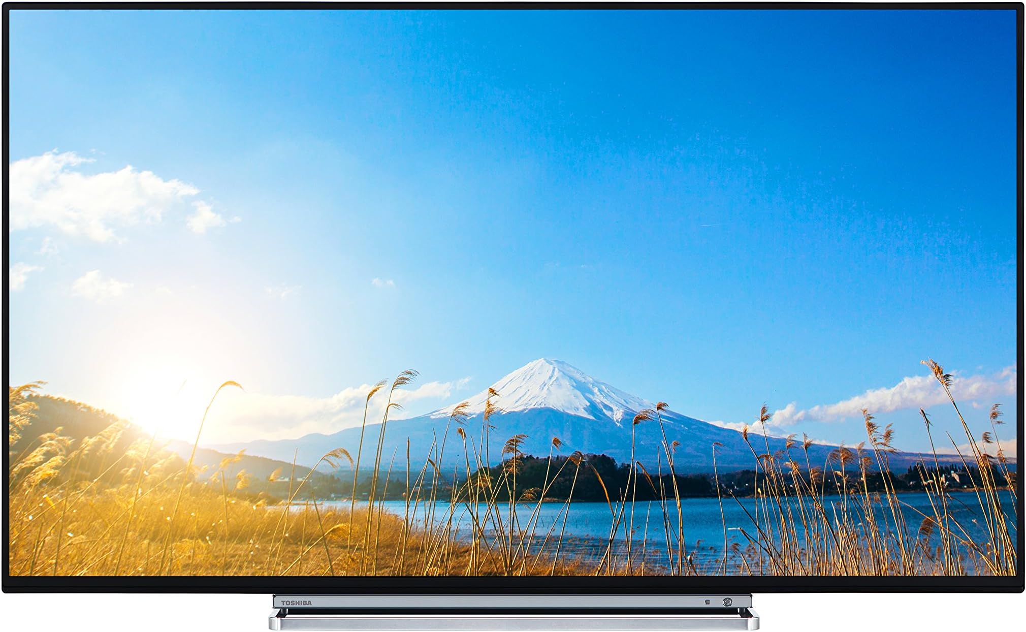 Toshiba 49U5766DB 49-Inch 4K Ultra HD Smart LED WLAN TV with Freeview Play - Black TV with a chrome surround (2017 Model) [Energy Class A+]