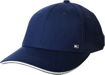 Tommy Hilfiger Mens Cotton Billy Adjustable Flap Baseball Cap