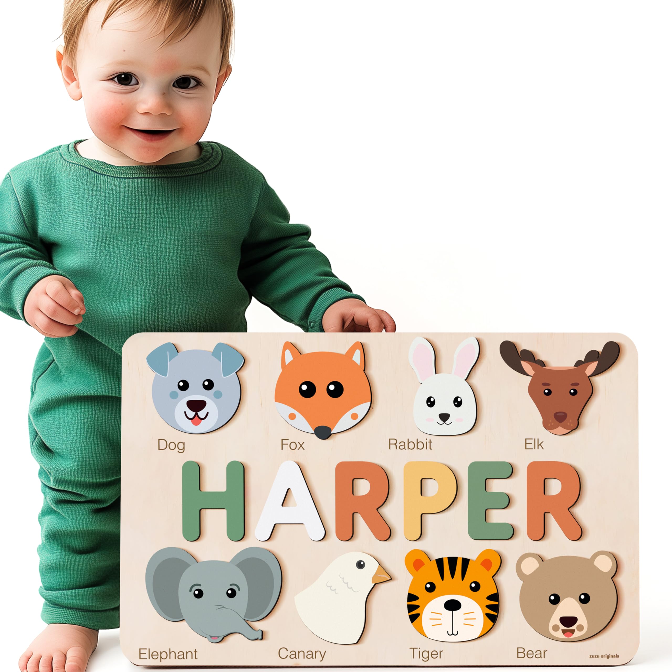 – Custom Handmade Puzzles for Toddlers, Multi Color Scheme Options Wooden Name Puzzle, Baby Shower Gifts, Easter Gifts, New Baby Gifts, Christmas Gifts, Birthday Gift for Baby, Kid, Toddler, Toddler Toy