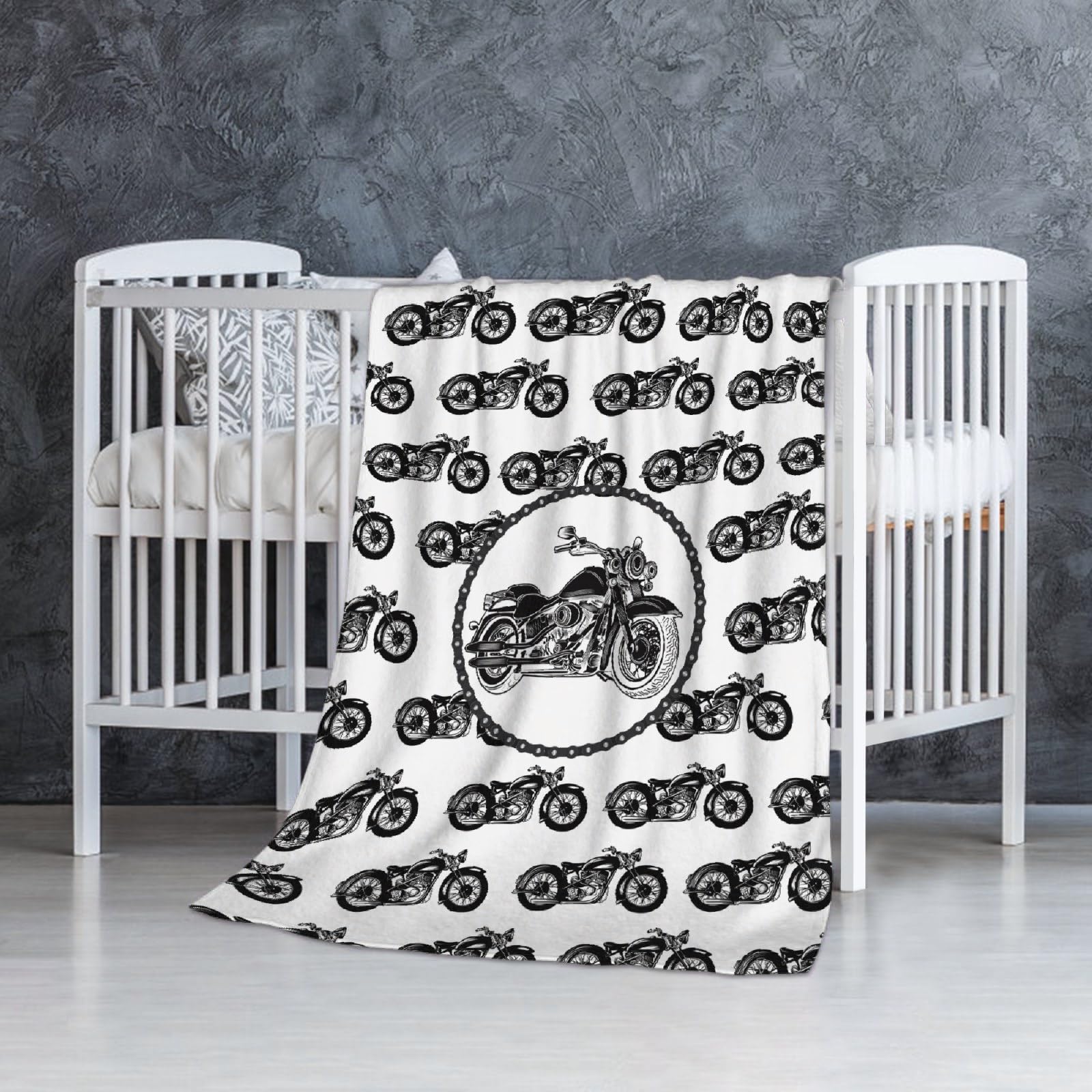 Dirt Bike Blanket Gift for Boys Kids Motorcycle Blanket Stuff