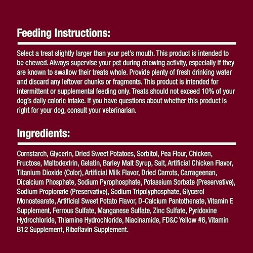 Miniatura 8 de SmartBones - SmartSticks SBSP-02009 con batata real, 12 unidades, masticables sin piel para perros