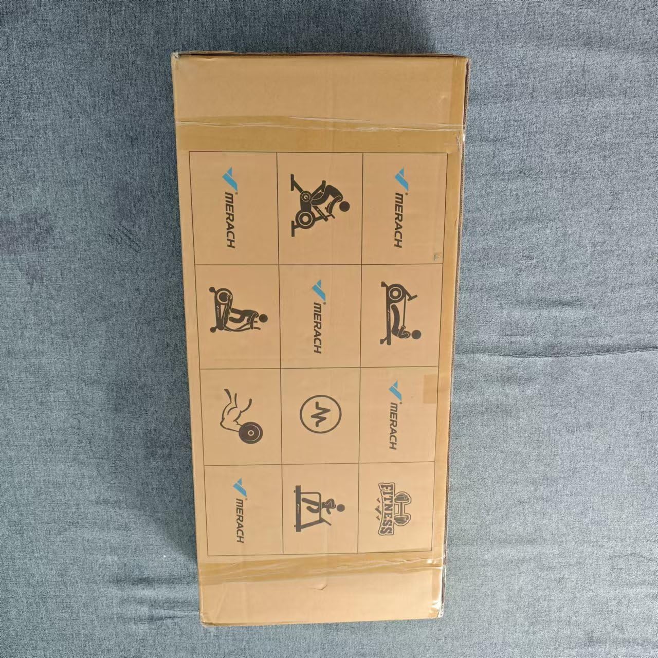 MERACH Vogatore pieghevole per casa con luce LED, regolazione intelligente resistenza 16 livelli, potente elettromagnete, guide 130 cm