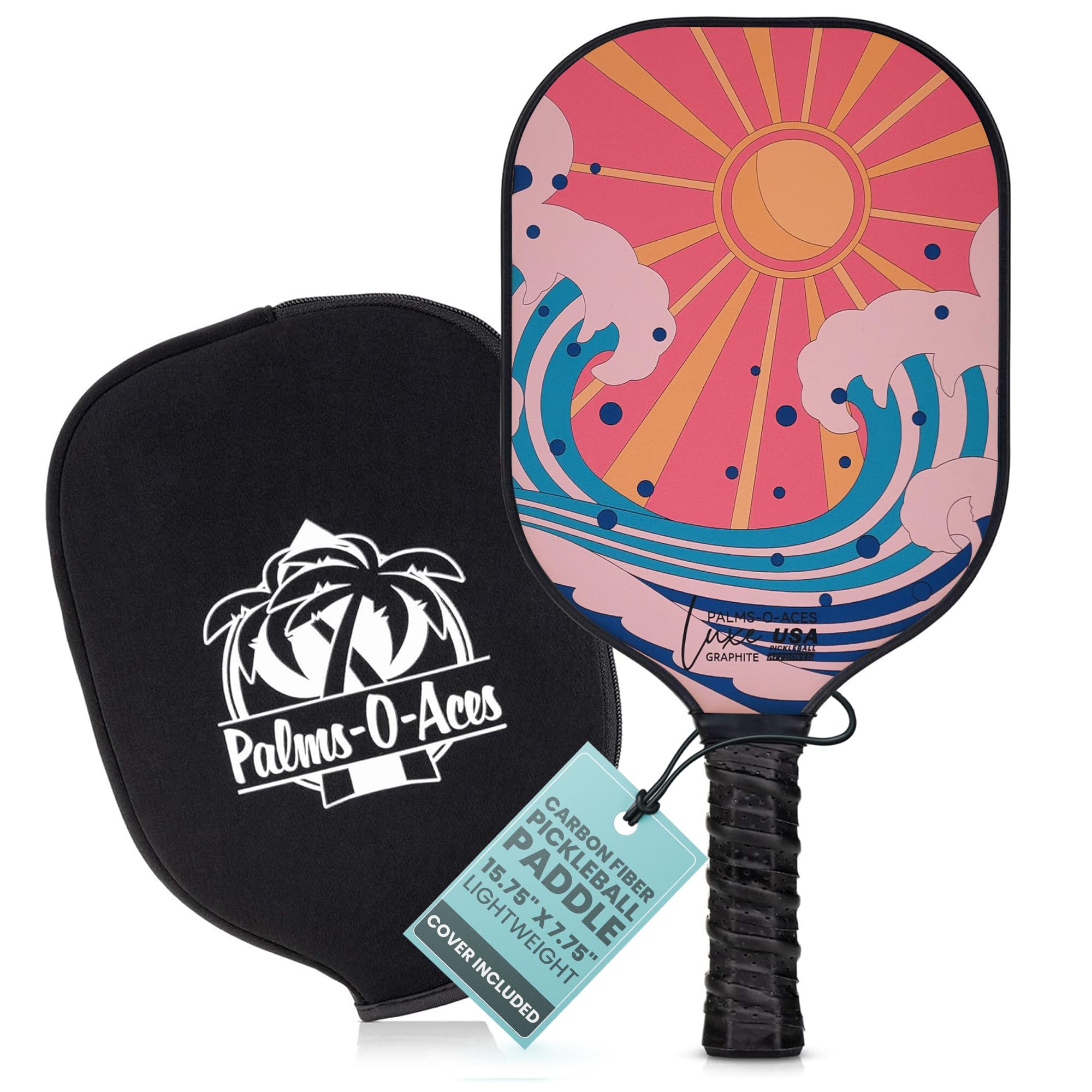 Amazon.co.jp: Palms-O-Aces ピックルボールパドル カーボンファイバー