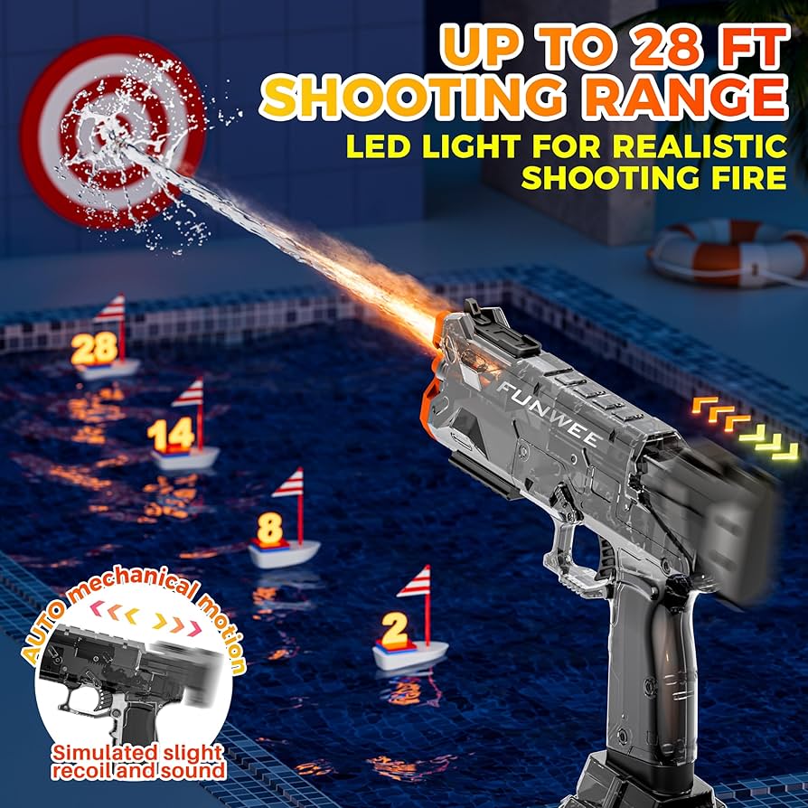 Amazon.com: Funwee 2025 New Upgrade Electric Water Guns for