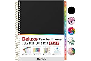 SUNEE Deluxe Teacher Planner 2024-2025