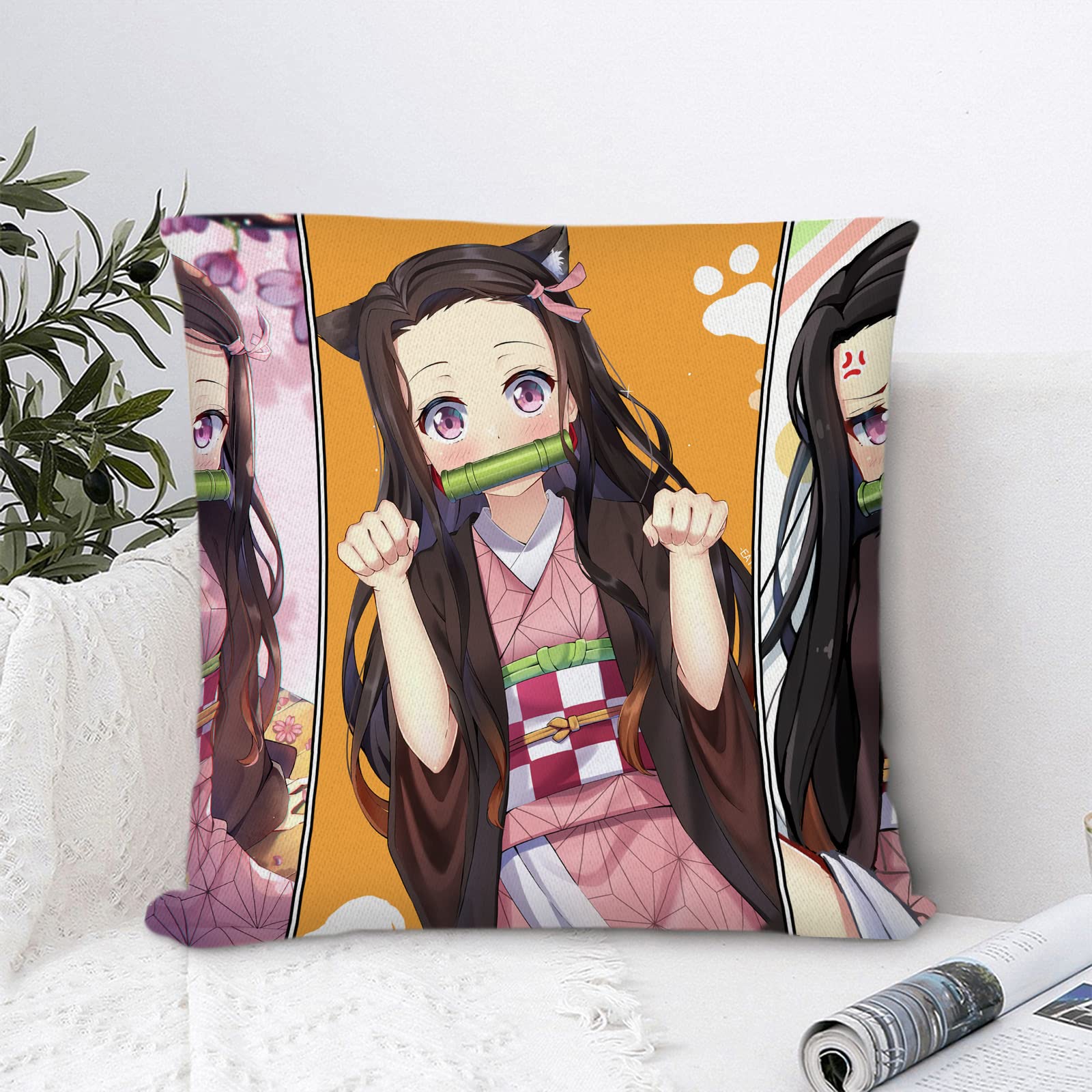 Amazon｜鬼滅の刃 枕カバー クッションカバー 鬼滅 抱き枕カバー 両面