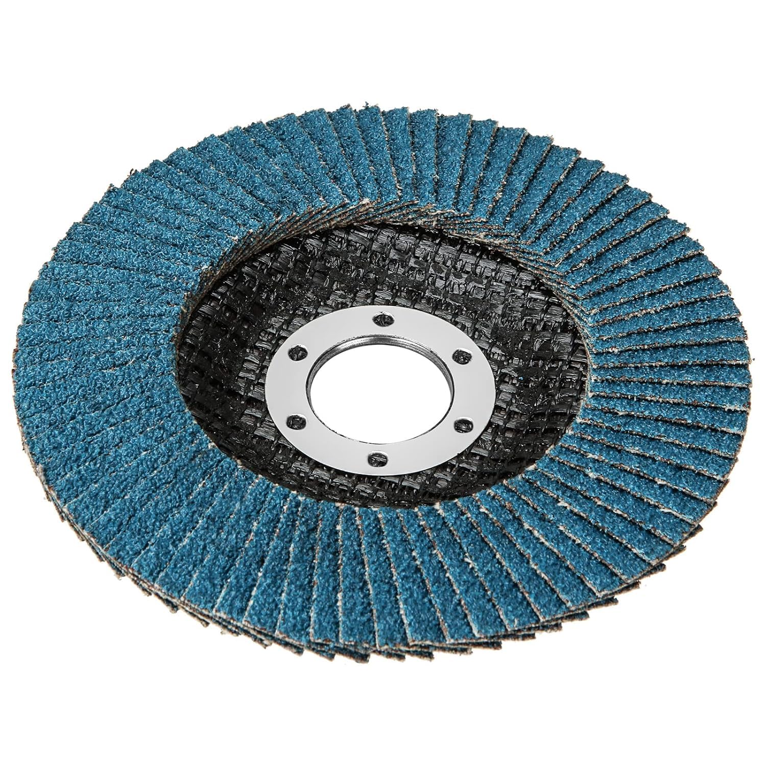 20 Pcs Disque à Lamelle 115mm, Disques Abrasifs à Lamelles Grain 80, Disque de Meulage en Acier, Disque de Décapage pour Enlever Ebavure, Polissage, Rouille, Finition