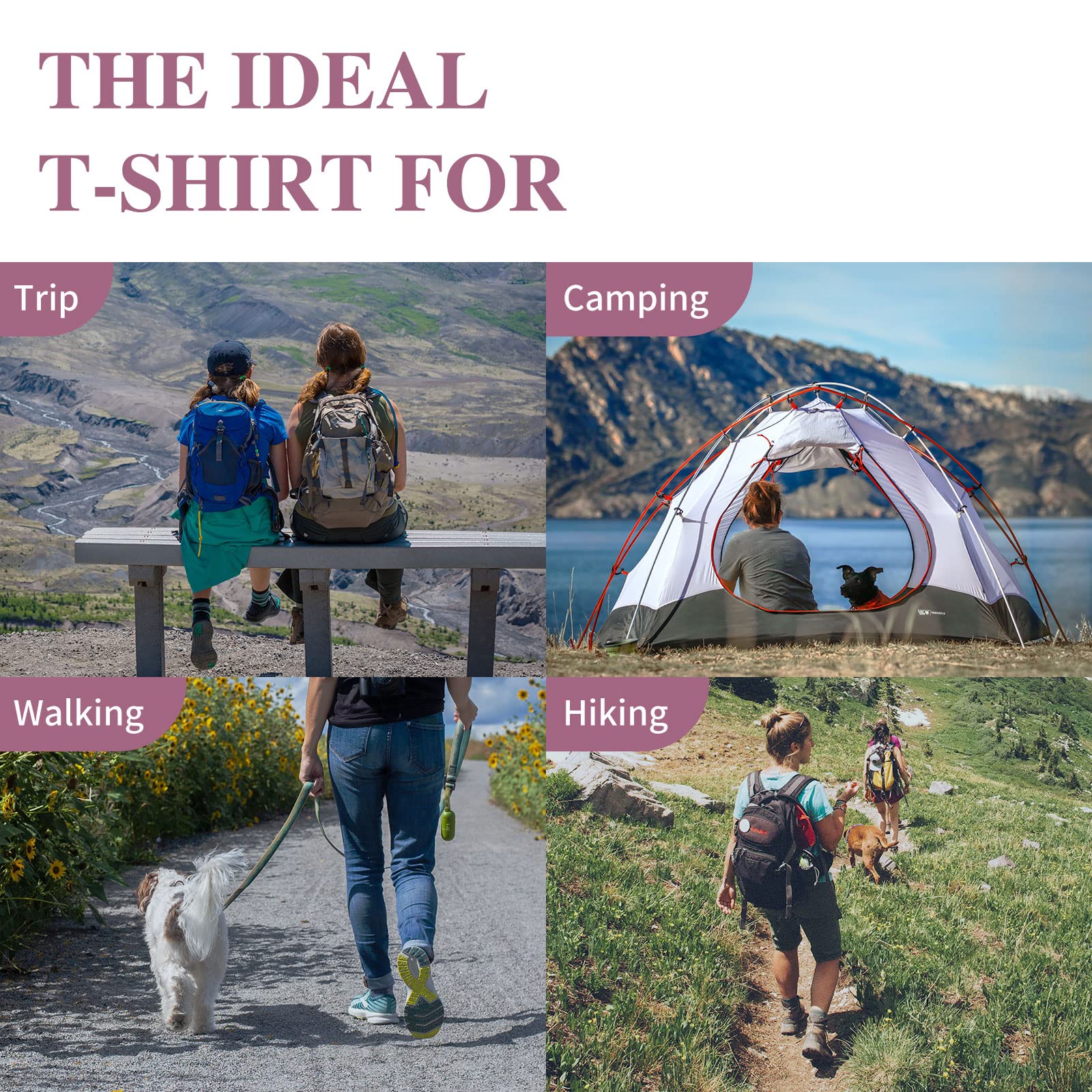 Merino Protect 100% Merino Wolle V-Ausschnitt Shirt Damen Kurzarm Wolle Unterhemd Geruchsresistenz Funktionsunterwäsche Reisen Wandern Merinowolle Unterwäsche
