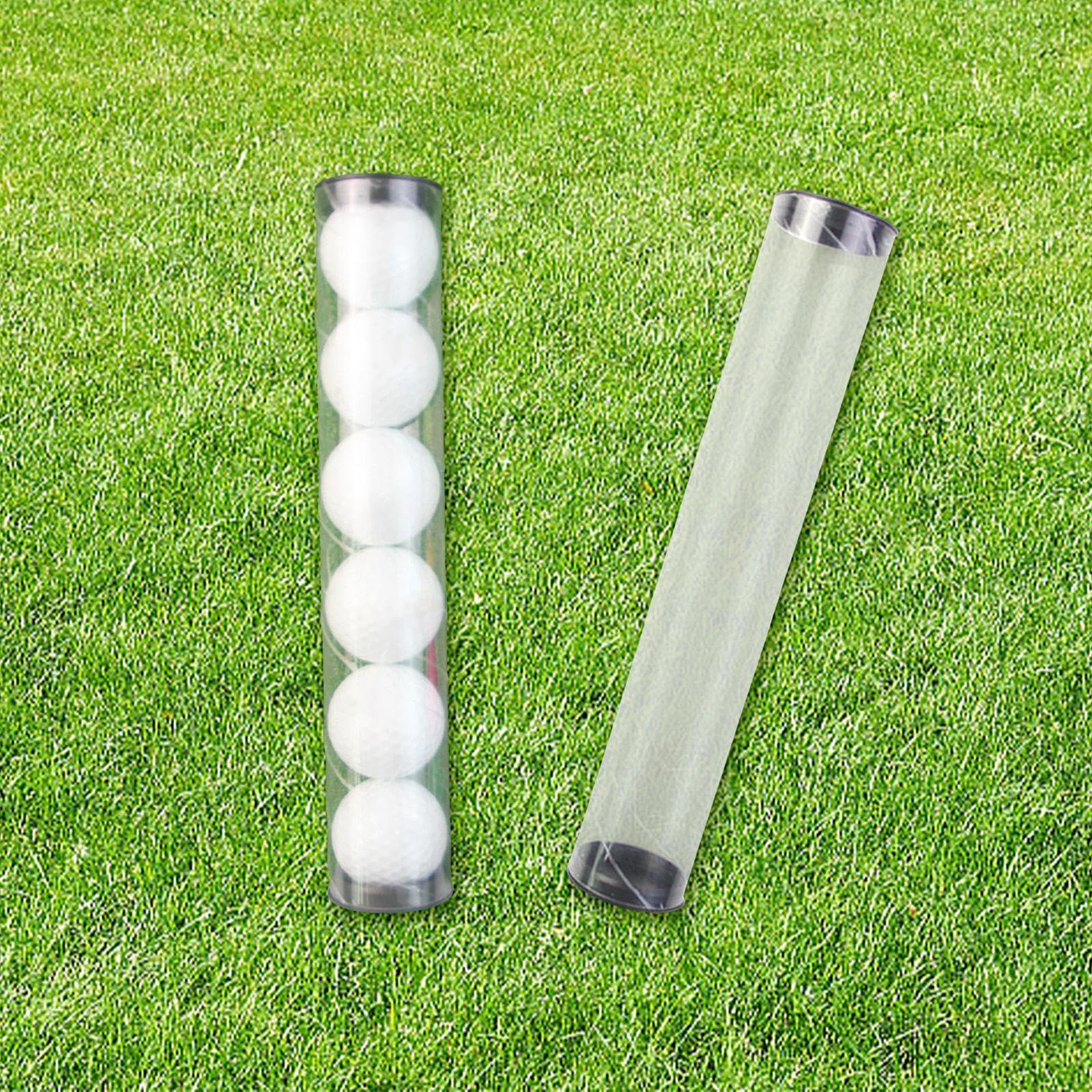 Harilla Tubo per Palline da Golf, Porta Palline, Barile Cilindrico Trasparente Antigraffio
