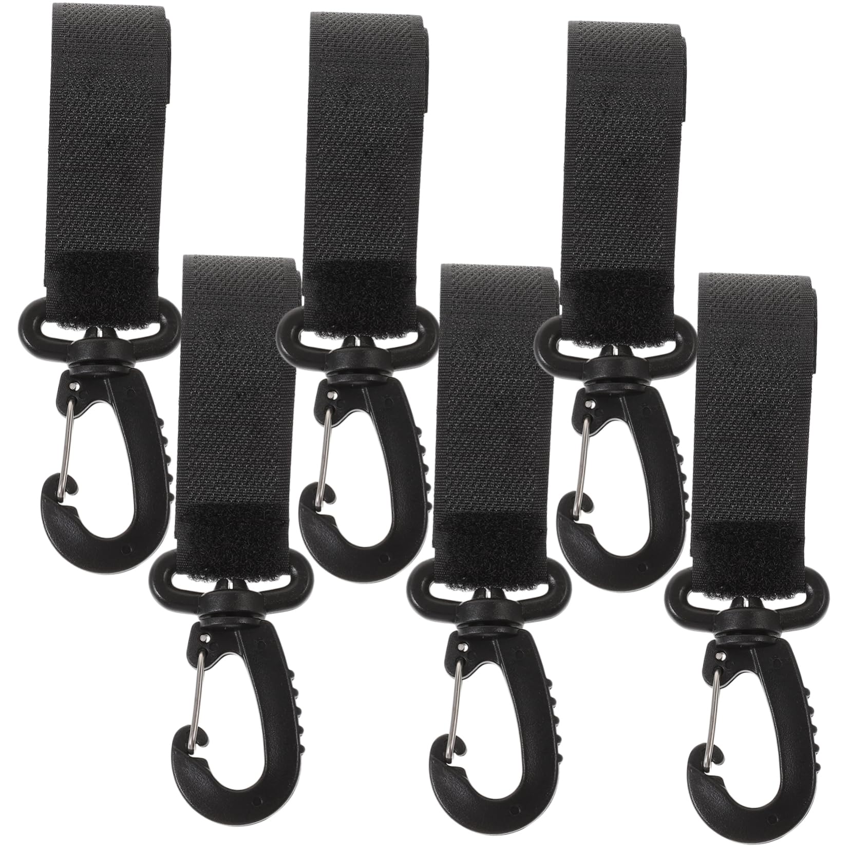 JOINPAYA Easy Install Stroller Hooks 6 Pieces Stroller Organizers Baby Stroller Hanging Hooks Clip