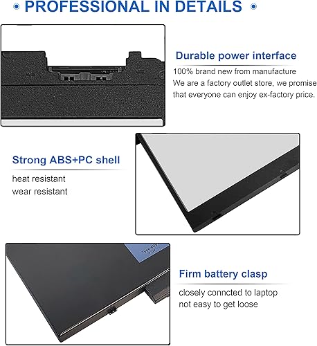 Miniatura 4 de Wymisnit 68Wh 4GVMP C5GV2 0X77XY Batería para Dell Latitude 5500 5400 Precision 3540 Inspiron 7590 7591 7791 2-en-1 P84F P84F001 P42E P42E001