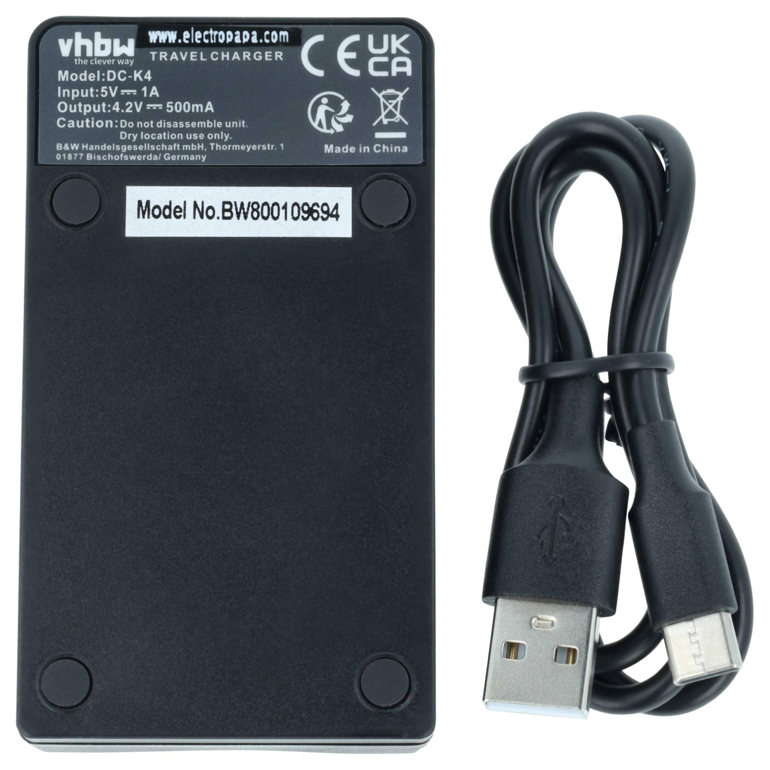 Caricabatterie BOKA Per Batterie Fujifilm NP-40, NP-45, NP-45S, NP-48, NP-50, NP-60, NP-70, NP-95, NP-120