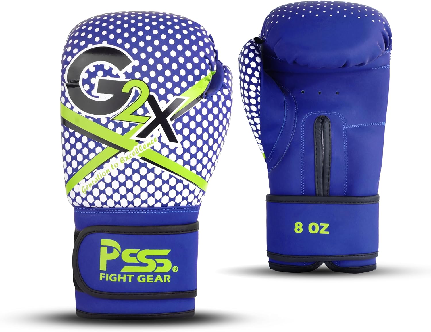 PSS Kids Boxing Set with Gloves, Uniform, Focus Pad, Head Guard, Safe Durable Lightweight Equipment for Boys Girls Youth Training Fitness